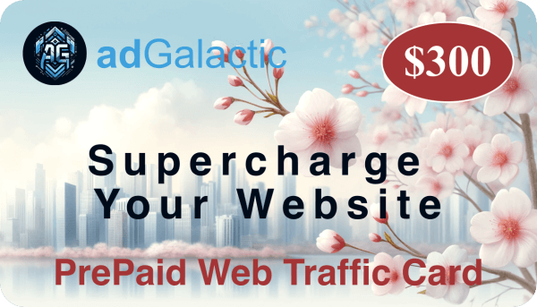Supercharge Your Website PrePaid Card