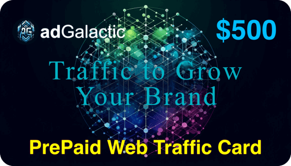 Traffic to Grow Your Brand Prepaid Card