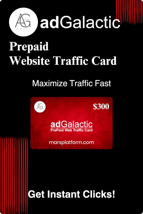 Maximize Traffic Fast $300 Card