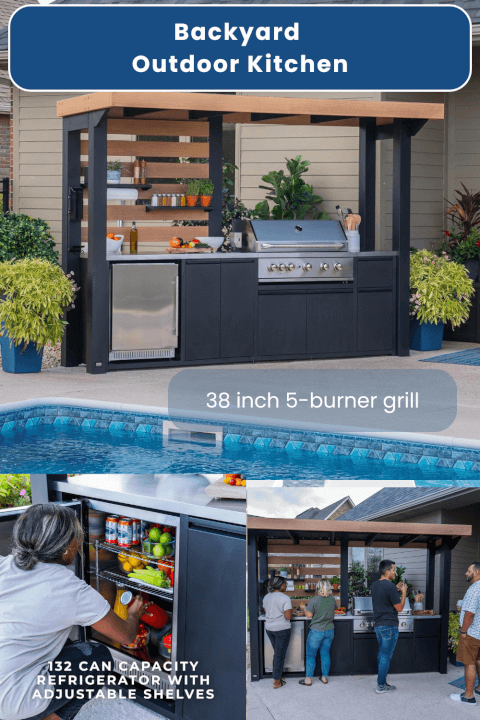 Backyard Outdoor Kitchen