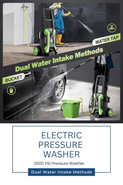 Electric Pressure Washer, 2600PSI