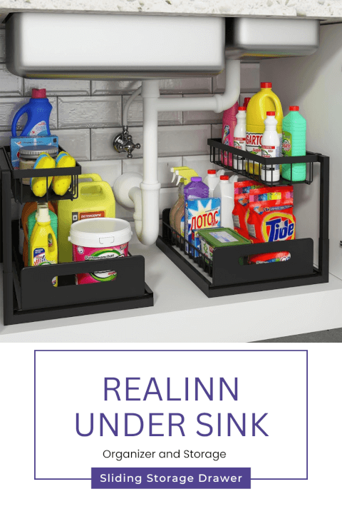 REALINN Under Sink Organizer and Storage