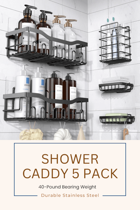 Shower Caddy 5 Pack